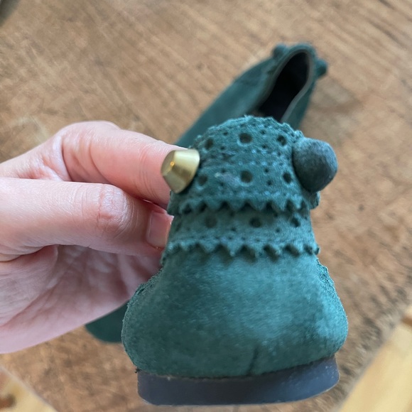 Balenciaga flats Green suede 36.5 - Picture 6 of 8